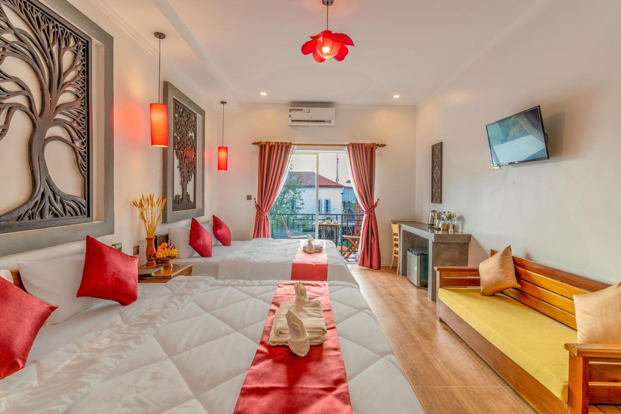 ホテル Angkor Rithy Boutique シェムリアップ エクステリア 写真