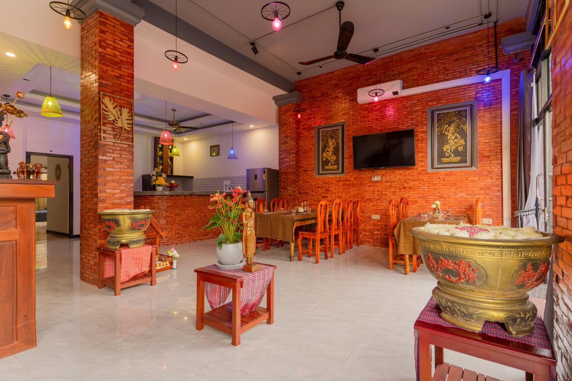 ホテル Angkor Rithy Boutique シェムリアップ エクステリア 写真
