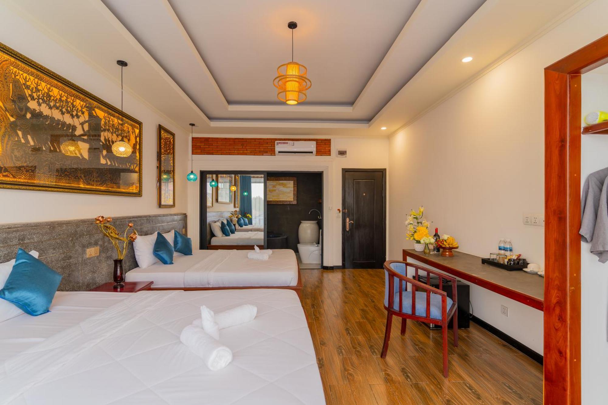 ホテル Angkor Rithy Boutique シェムリアップ エクステリア 写真
