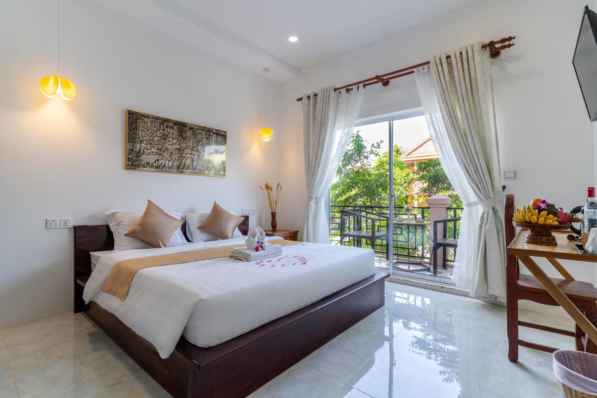 ホテル Angkor Rithy Boutique シェムリアップ エクステリア 写真